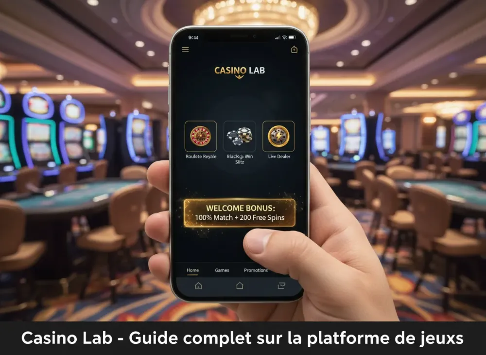 Casino lab - Guide complet sur la plateforme de jeux